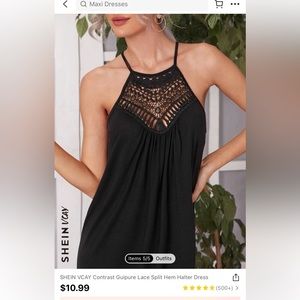 Size large (8-10) maxi dress never been worn